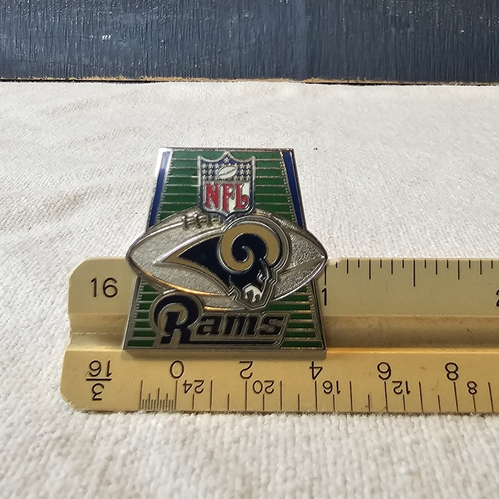 Peter David 2003 Y2K NFL Los Angeles Rams Football LapelPin